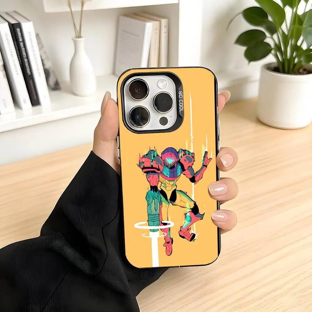 Game - M-Metroid P-Prime 4 Phone Case For IPhone 17 16 15 14 13 Pro Max Air Matte Laser Metallic Aurora Luxury Matte Cover view 4