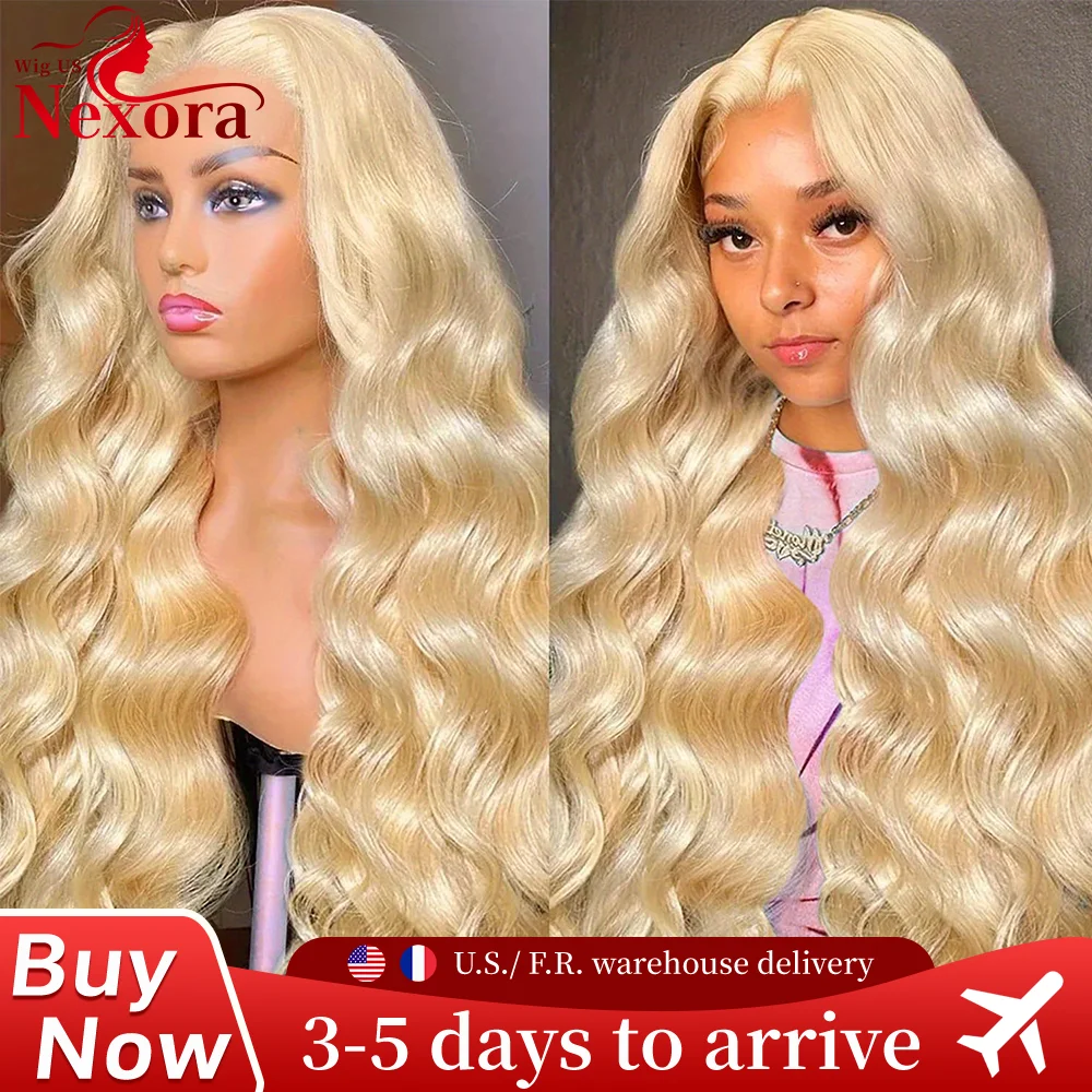 30 بوصة 613 شقراء 13x4 HD الدانتيل الجبهة باروكة من شعر طبيعي قبل قطعها البرازيلي الجسم موجة الدانتيل شعر مستعار أمامي 13x6 220% الكثافة للنساء