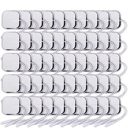 40 100 Uds almohadillas de electrodos para máquina de fisioterapia de acupuntura Tens EMS Estimulador muscular nervioso parche masajeador corporal cuidado de la salud