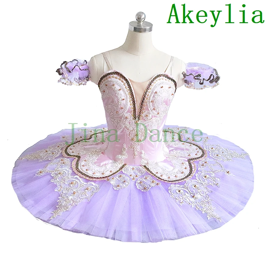 Adulte belle au bois dormant rose pêche professionnel Ballet Tutu fille classique Ballet Tutu professionnel adulte crêpe Tutu Ballet 9044