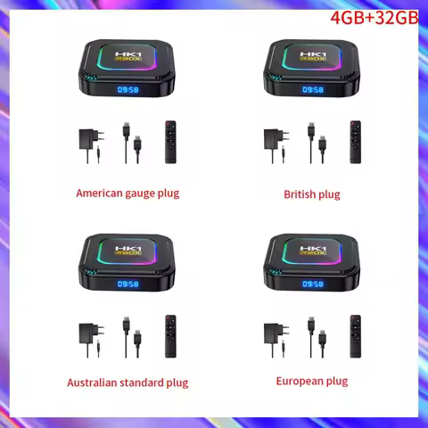 A98Z 4+32G Smart TV Box Android 13 RK3528 HDR10 8K RGB Light BT 5.0 Wifi6 Voice Media Player TV Box