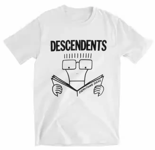 Camisetas Y2K de Moda, Estilo Rock, Descendent Hardcore, Estilo Europeo y Americano, Camisetas Casuales Holgadas de Gran Tamaño, Unisex