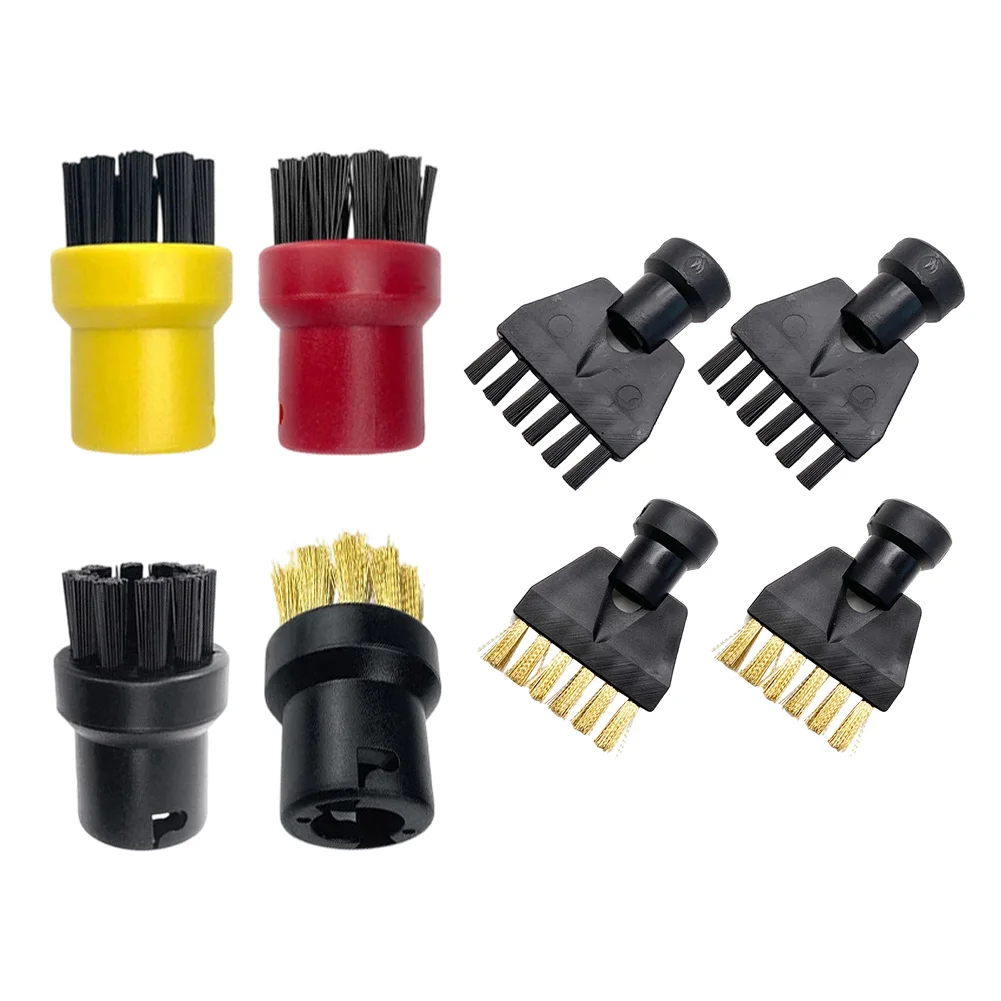 8 PCS Steam Cleaner Accessories for Karcher SC1 SC2 SC3 SC4 SC5 Handheld Models Includes Nylon and Copper Wire Brushes