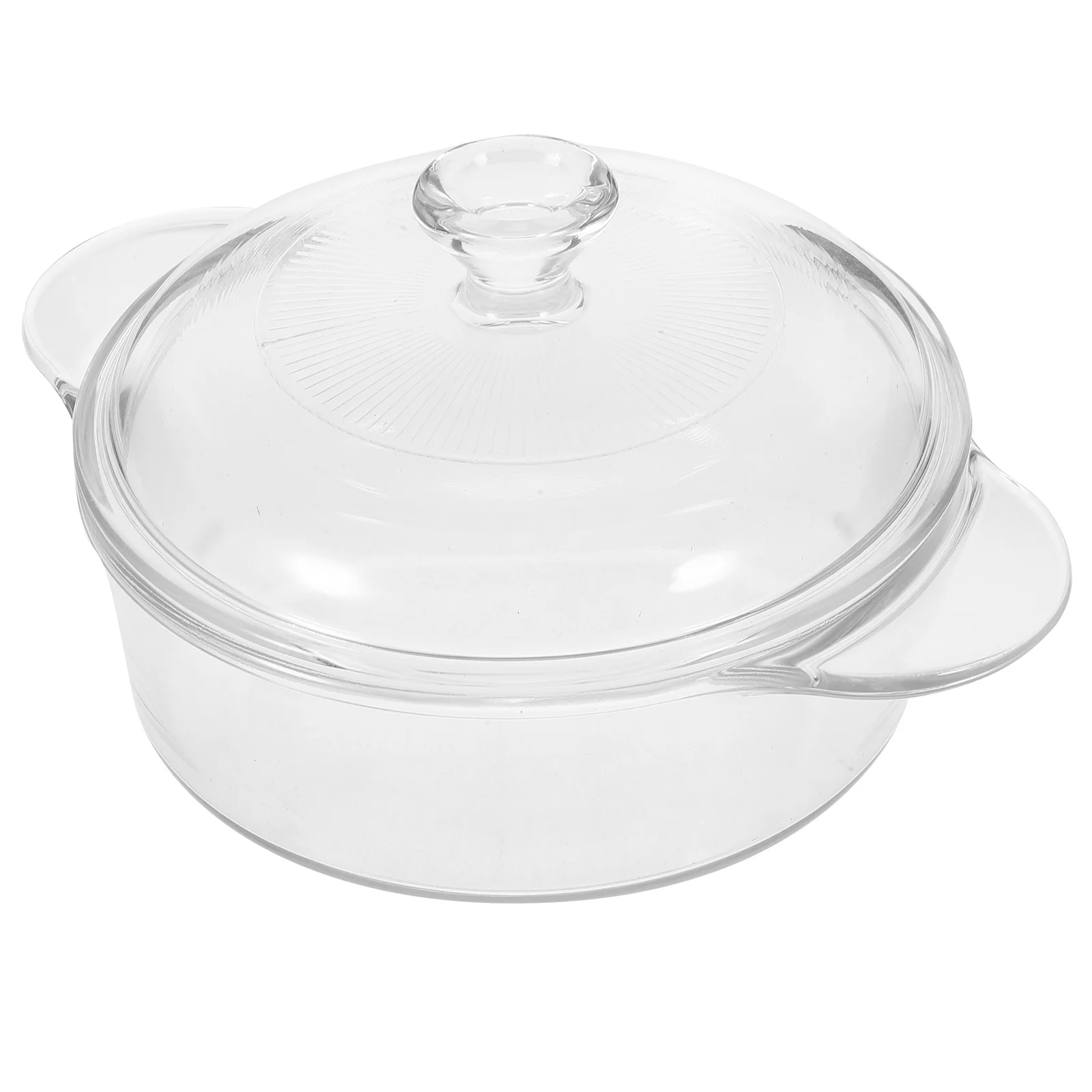 

Прозрачная термостойкая стеклянная чаша большой емкости с крышкой для салата и закусок, сервировочная кухонная миска, стеклянные сервировочные миски