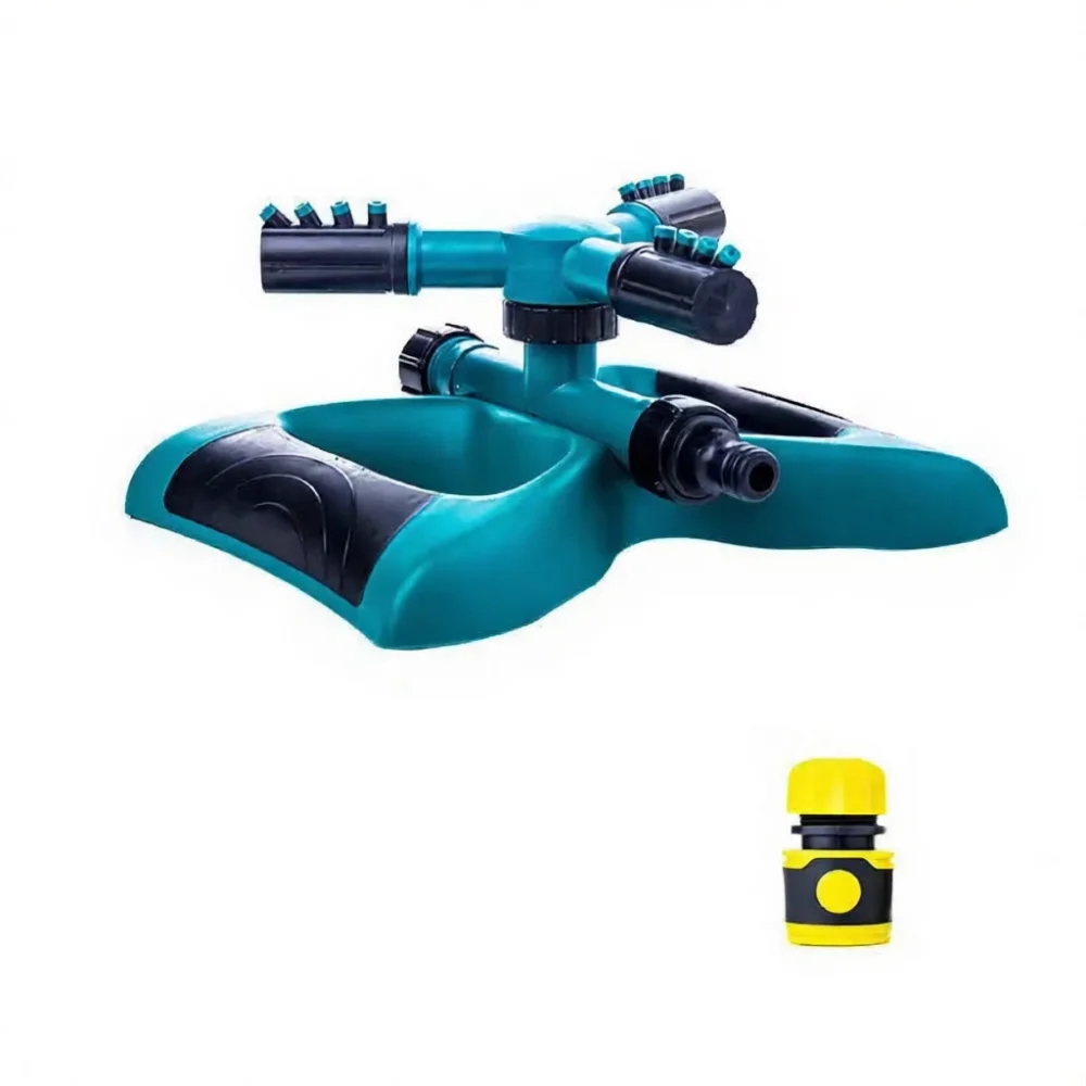 Rotating Lawn Sprinkler Automatic 360 Irrigation Water Nozzle Garden Watering System Yard Outdoor Plant Care Equipment