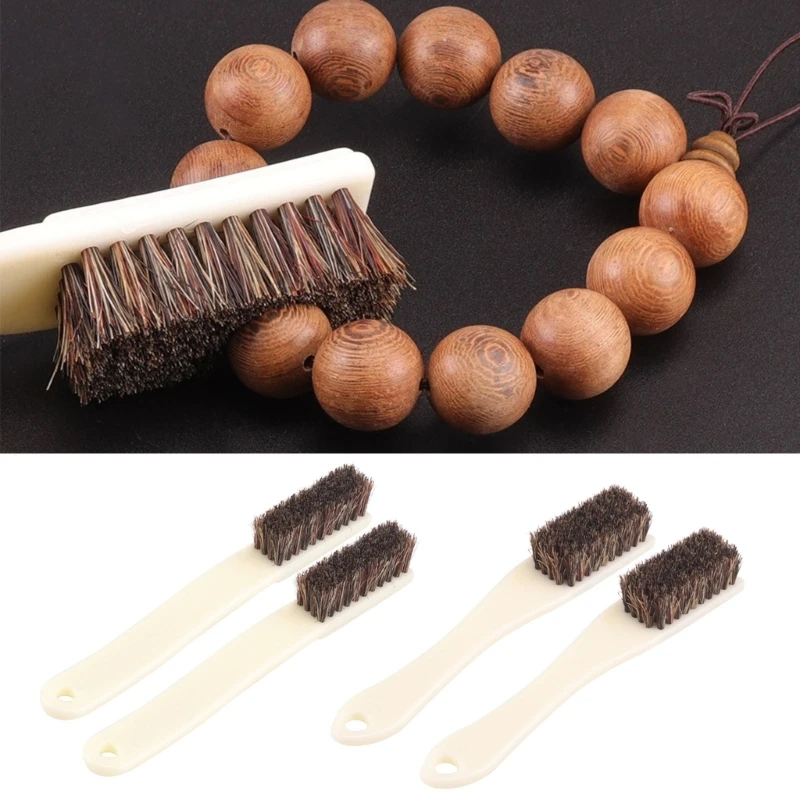 2pcs Rock Climbing Chalk Brush Firm Bouldering Chalk Brush with Thick Hair Bristles Bouldering Cleaner Tool Accessory