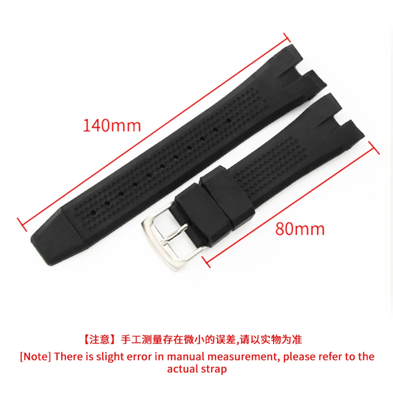 Strong Resilience Durable Silicone  Watchbands for Citizen Aw1475 Aw1476 Aw1477 Ca4154 Ca4155 24mm Waterproof WatchStrap