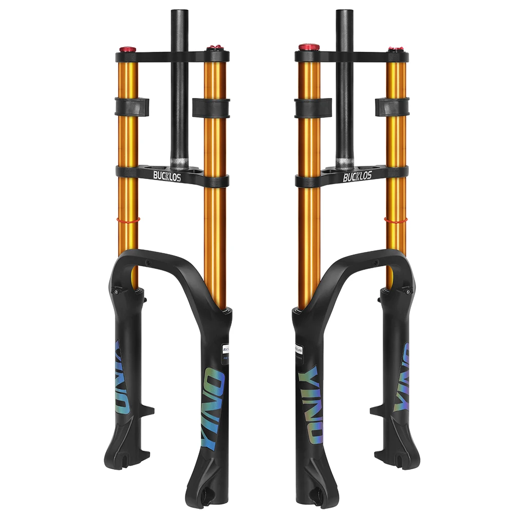 BUCKLOS 20 Zoll Fahrradgabel Federung Faltradgabel für 2,5/3,0/4,0/5,0 Reifen 9*135mm E-Bike Gabeln Schnee- und Strandfahrradgabeln – Detail 8