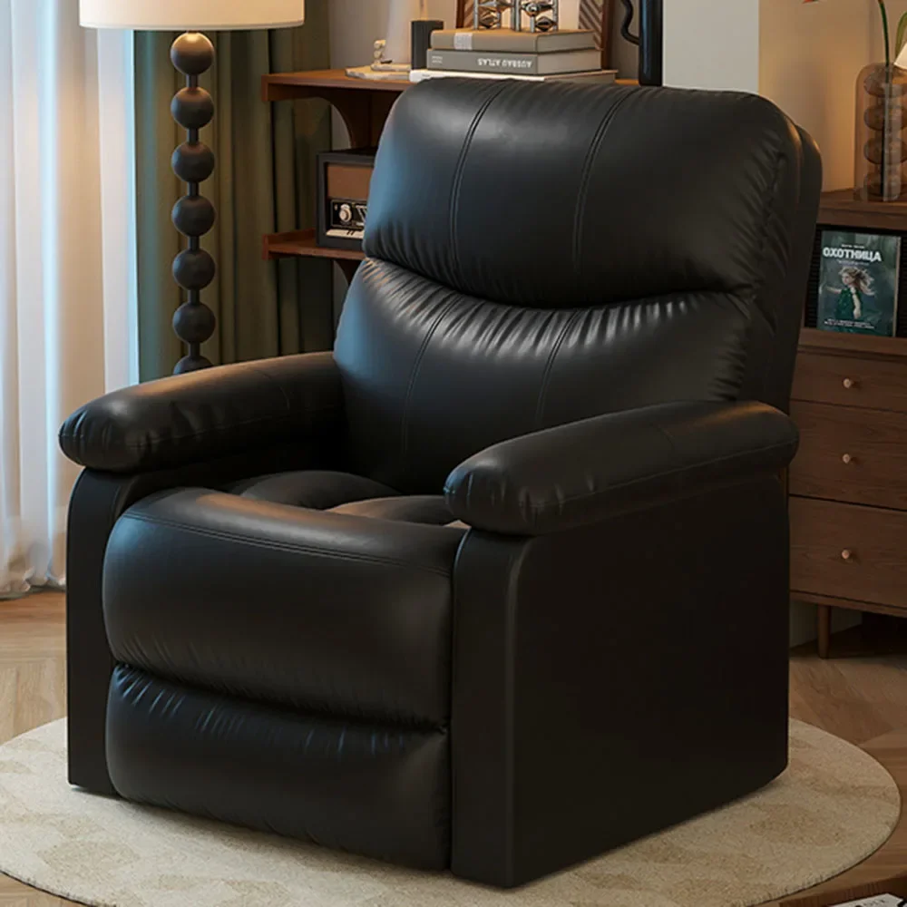 Black Headrest Chairs Living Room Events Office Sofa Floor Chairs Adults Back Support Mecedoras De Madera Home Accessories
