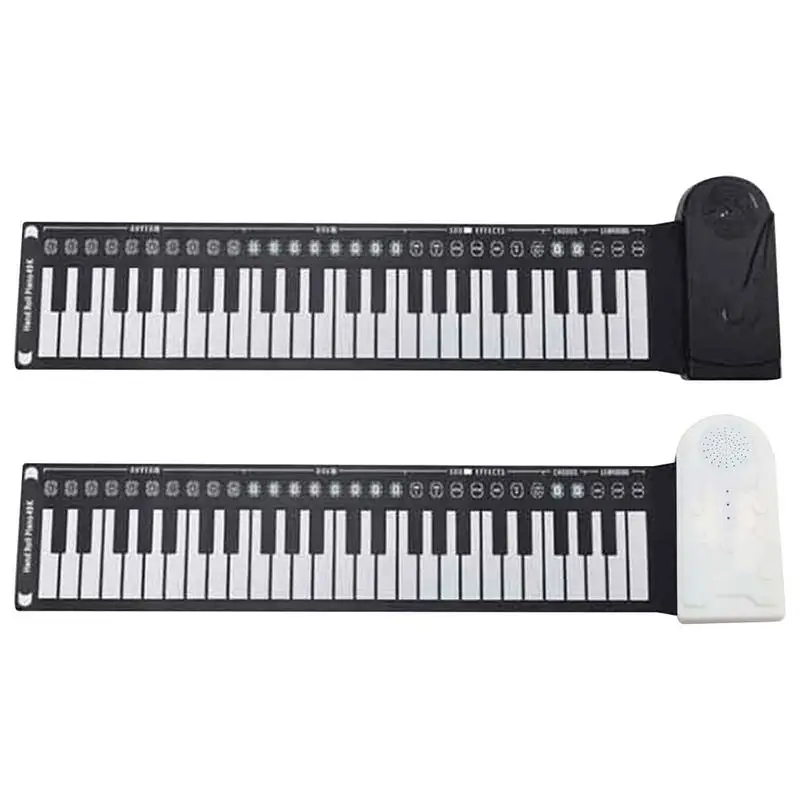 

49 Key Roll Up Piano Portable Foldable Hand Roll Music Keyboard Foldable 49 Keys Sensitive Travel Piano Keyboard Portable