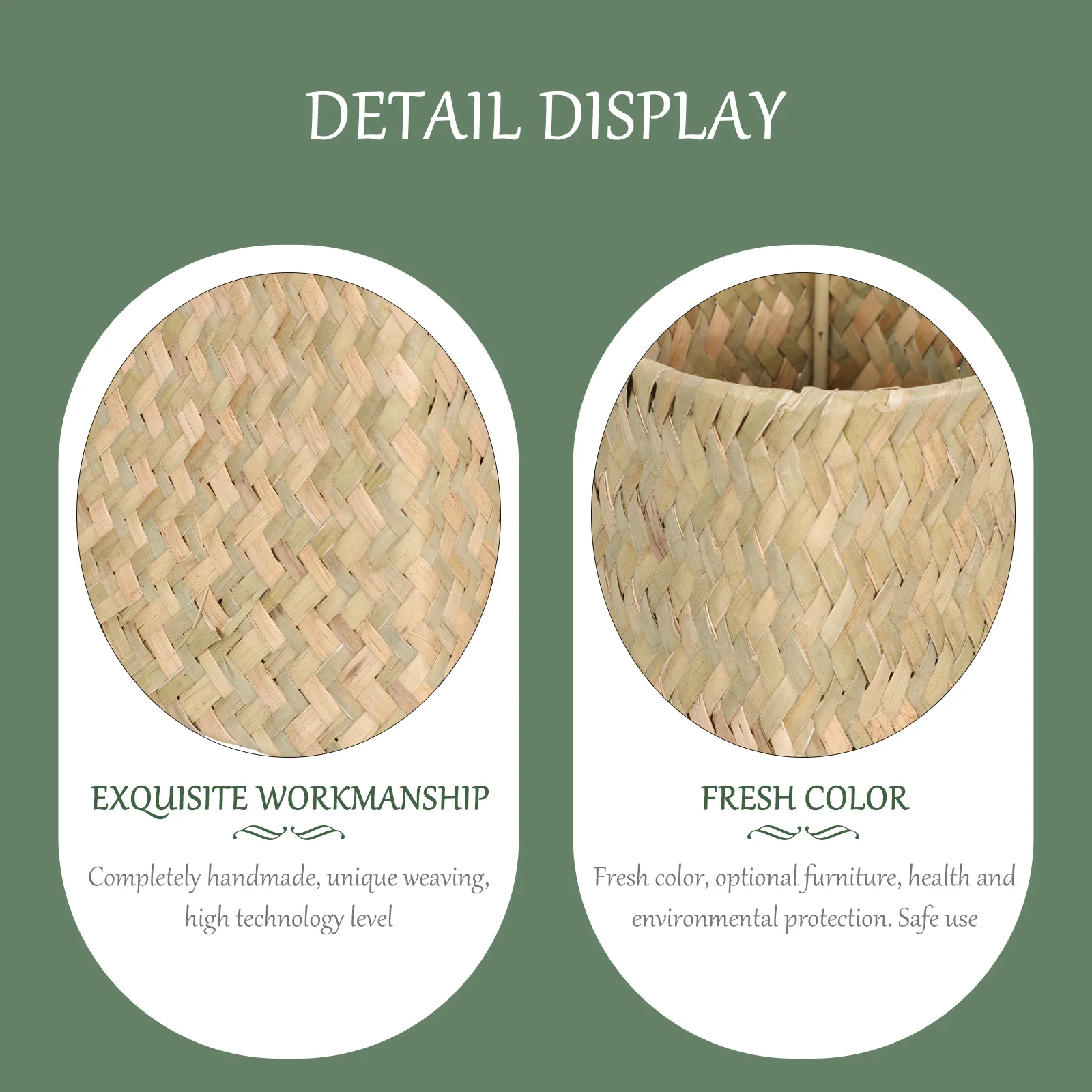 

Woven Dried Flowers Decorative Vase Floral Pot Desktop Pen Holder Organizer European Style Multi Functional Household Pencil