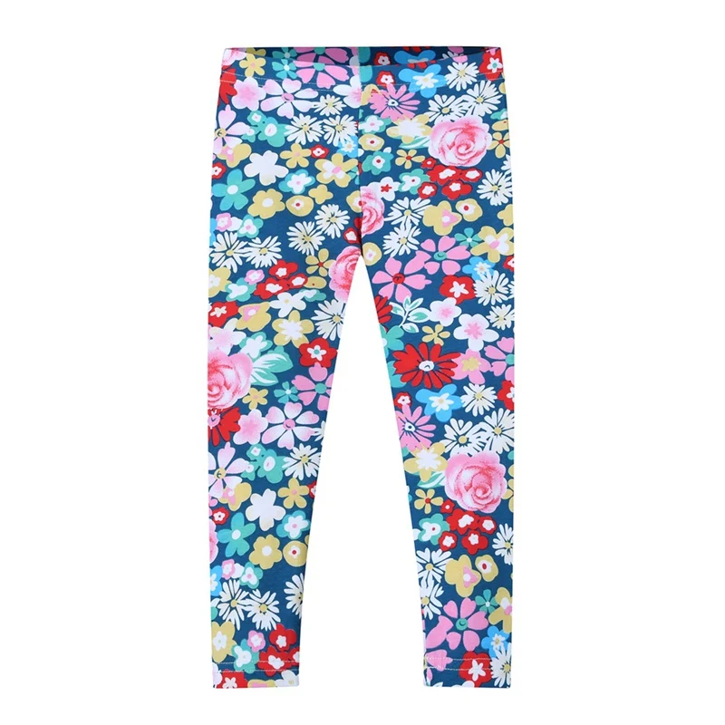 Spring Autumn Baby Girls Leggings Lovely Cartoon Full Pencil Pants Cotton Trousers Casual Clothes for Kids 2 to 8 years Hot Sell