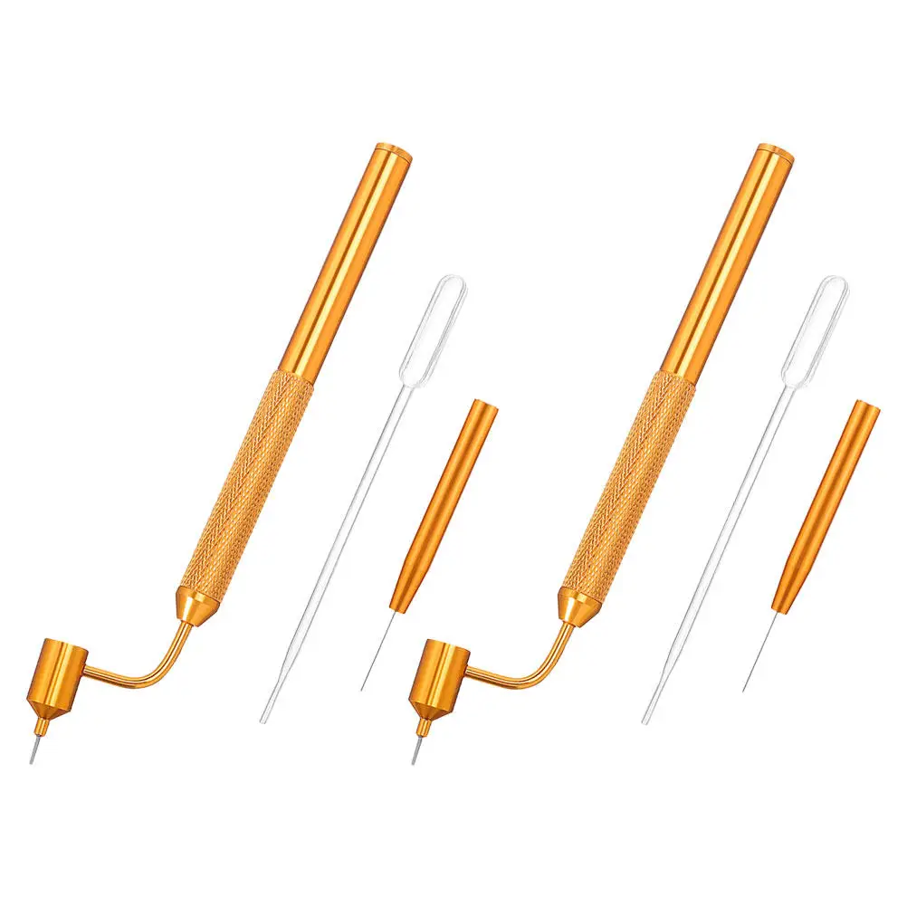 

Набор из 2 ручек для ремонта царапин на автомобиле, золотистые тонкие маркеры-аппликаторы для восстановления автомобильной краски, набор ручек для точечного ремонта и подкрашивания