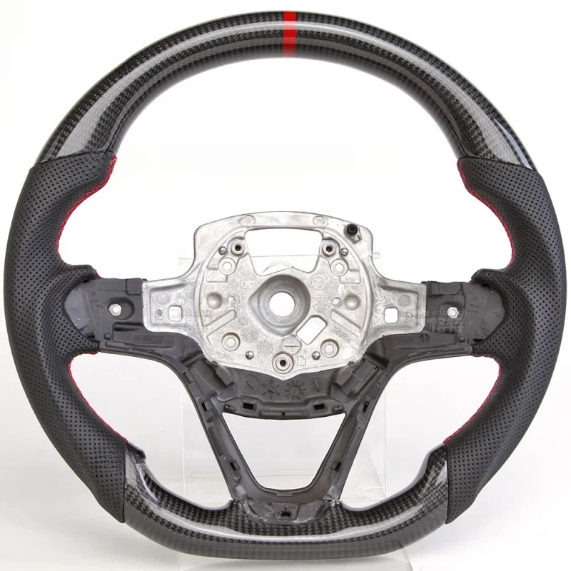 

Matte Carbon Fiber Sports Steering Wheel Old To New Modified Parts
