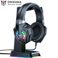 ONIKUMA X32 Headsets Wired Noise Canceling Mic Stereo Memory Foam Cushions RGB for PS5 PS4 Xbox Switch PC Mac Computer Headset