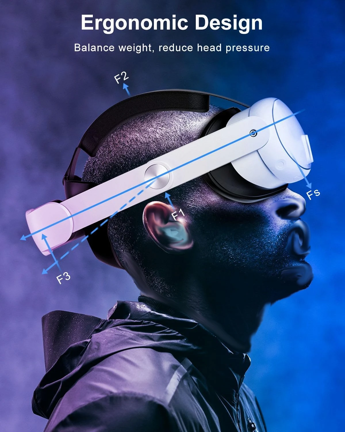 حزام رأس قابل للتعديل لسماعة رأس ميتا كويست 3 ، عقال النخبة ، بديل ، ترقيات ، ملحقات VR