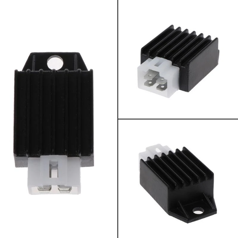 12V 4 Wires Regulator Half-Wave Rectifier for 50cc 125cc 150CC Scooter GY6 Moped Motorcycle Dirt Pit Bike 4 Pin
