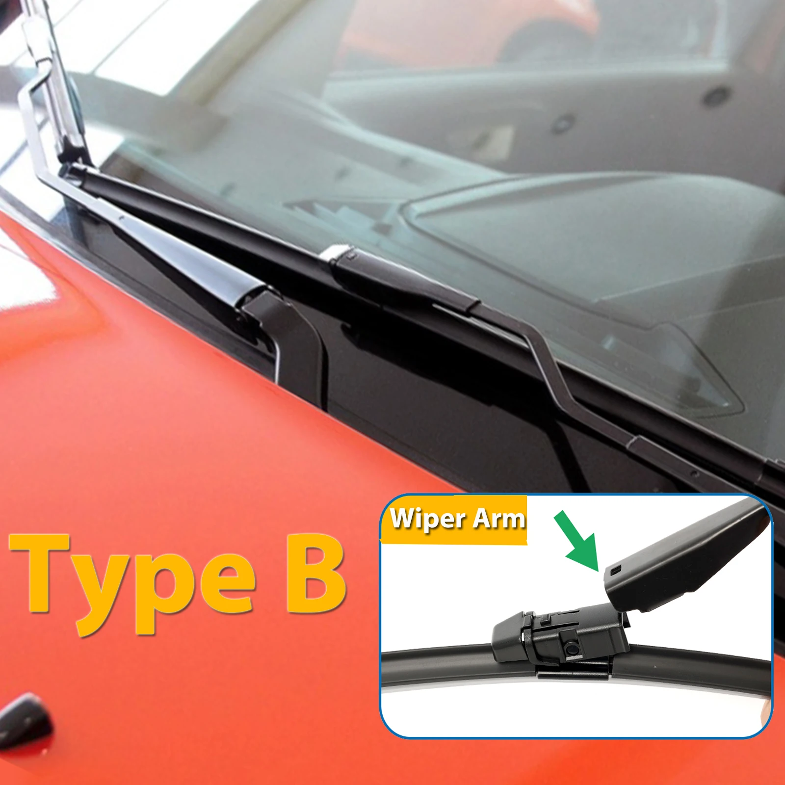 Erick\'s Wiper LHD Front Wiper Blades For Ford Ecosport 2013 - 2022 Windshield Windscreen Window Car Rain Brushes 22\'\'+16\'\'