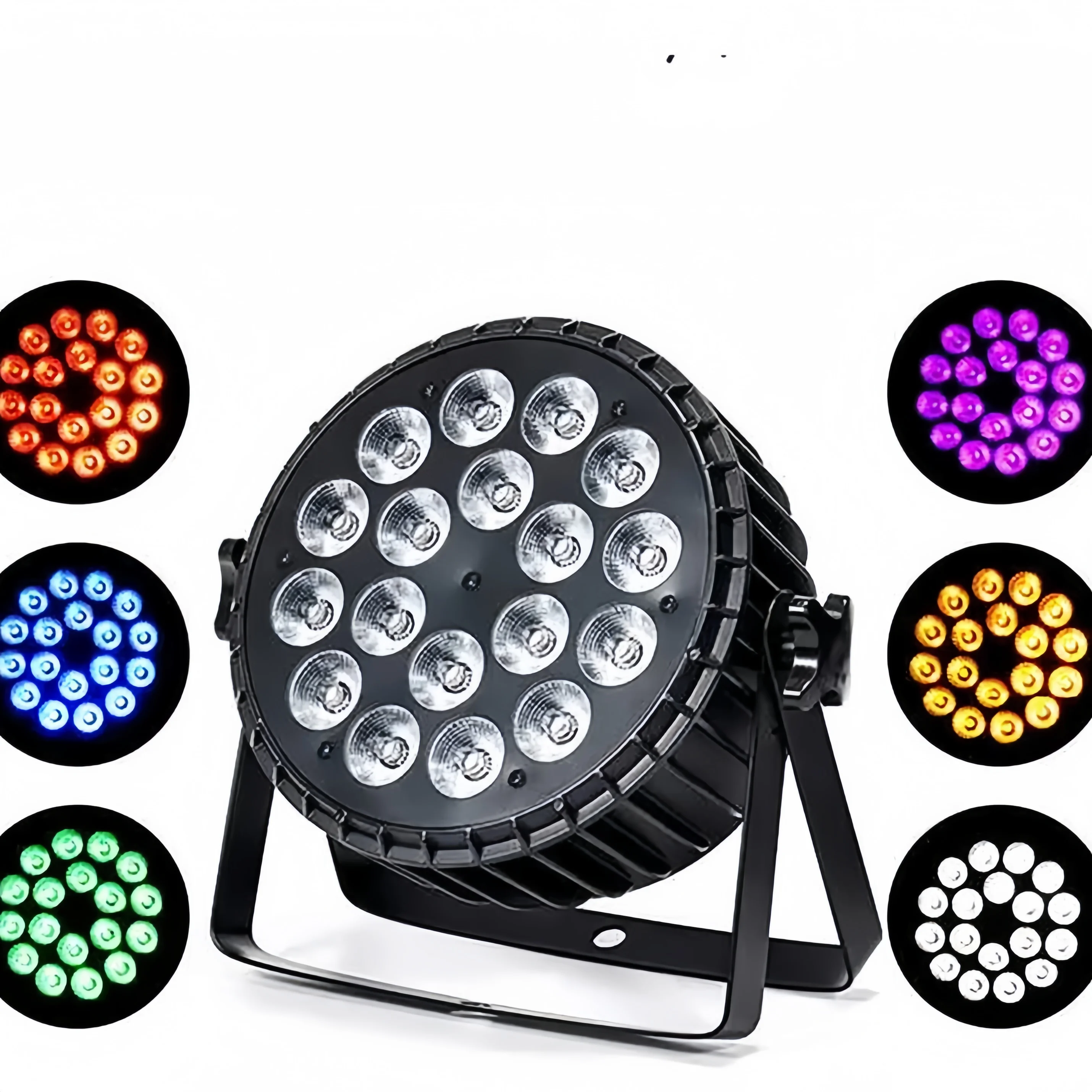 

BOTAI 18 Full Color Par Lights 4 in 1 Flat Par L ights