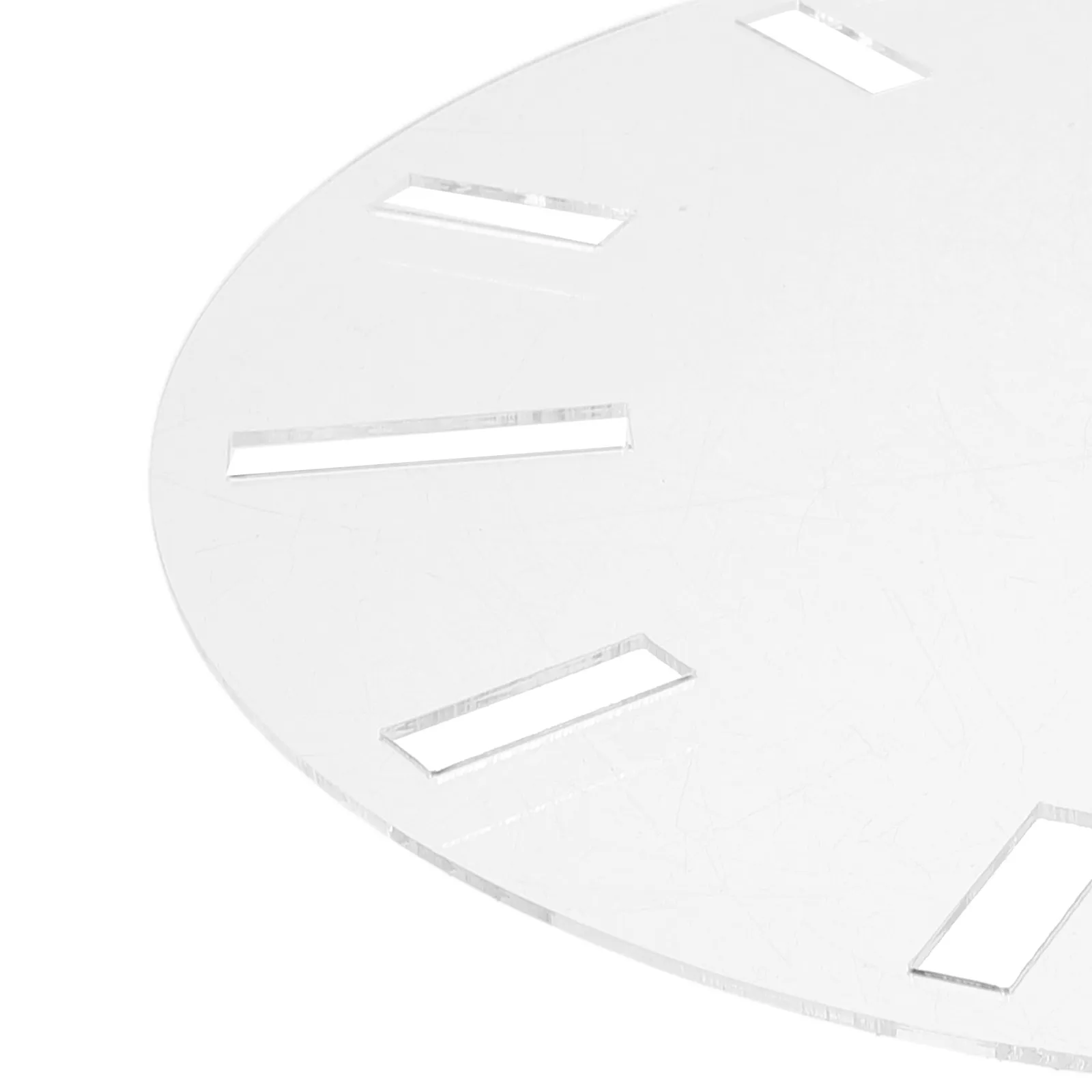 Acrylic Clock Template for Woodworking Crafts