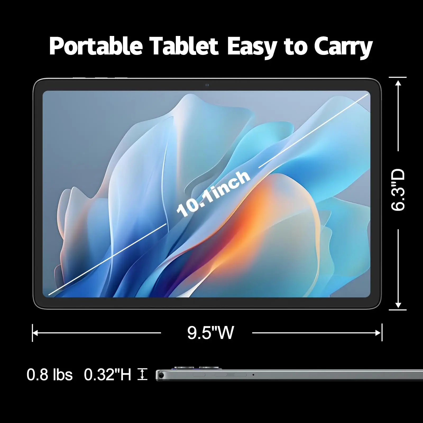 تابلت أندرويد دراسة معدنية / أقراص مكتبية خفيفة الوزن 1280 × 800 IPS HD + شاشة حماية العين معالج ثماني النواة 6000 مللي أمبير في الساعة