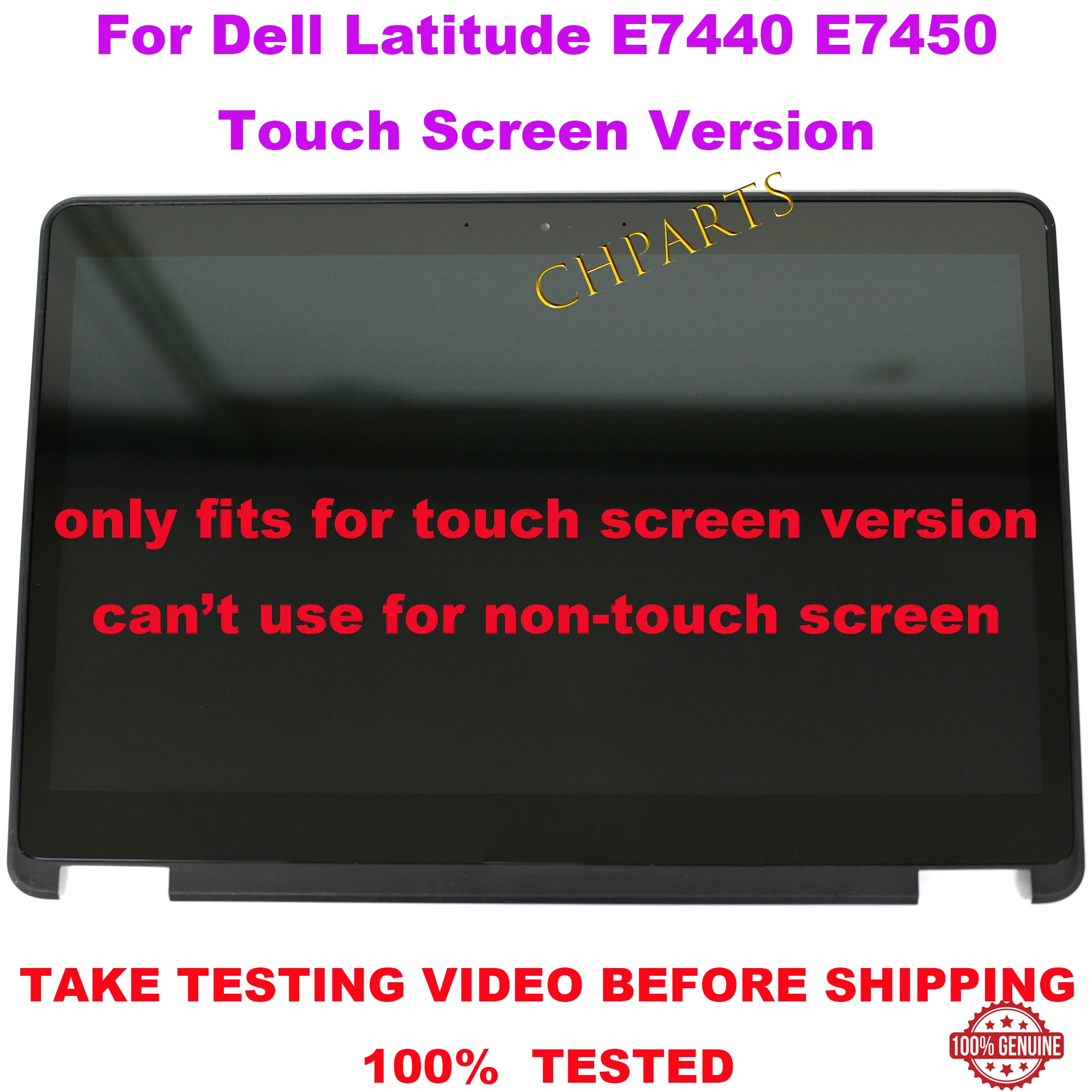 tela de toque lcd para dell latitude e7440 e7450 14 polegadas fhd 1920x1080 0vr9h2 para substituicao do laptop 0vr9h2 01