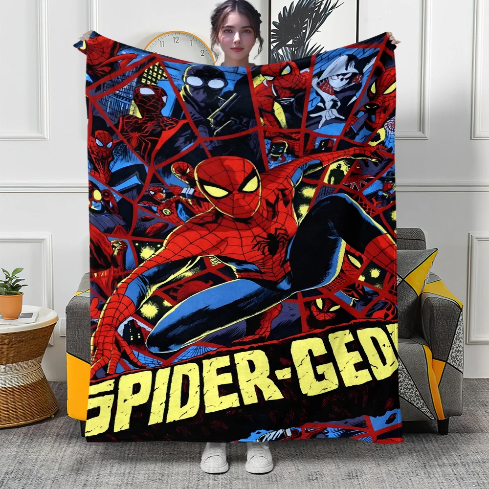 

Cool Boy Spider Man blanket. Seasonal blankets. Used for sofas, beds, living rooms, travel picnics, blankets thin blanket