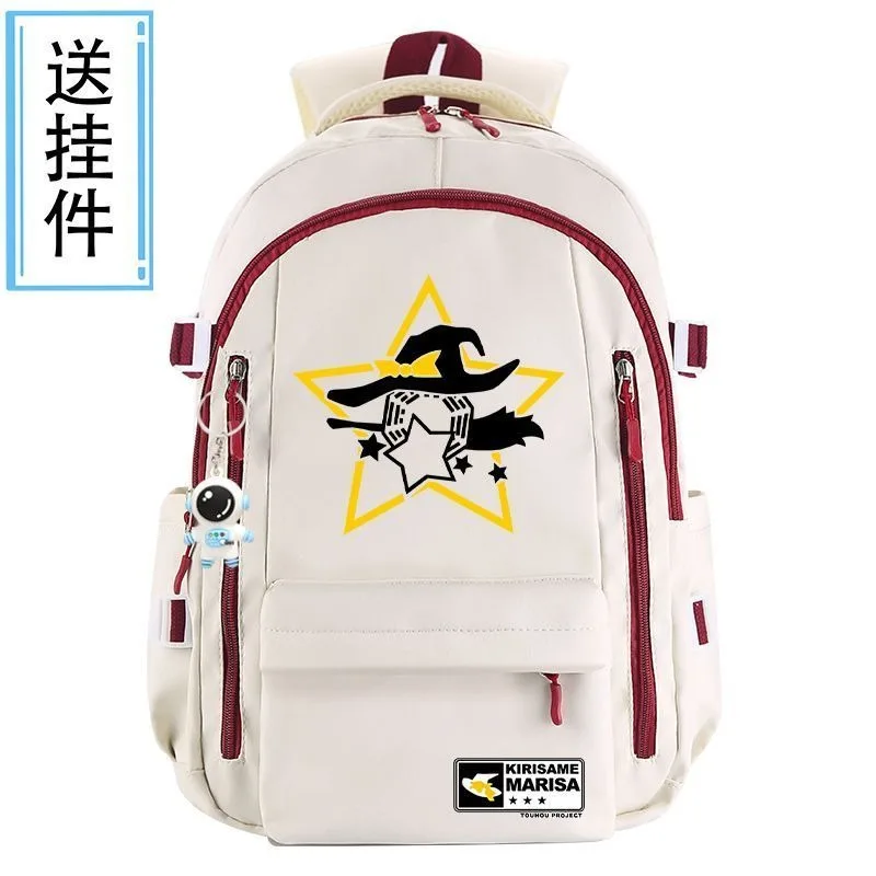 

Breathable mesh, 31×44×19cm Black Red Blue Grey, Touhou Project, Student Kids Teens School Bags, Anime Backpacks Girls Boys