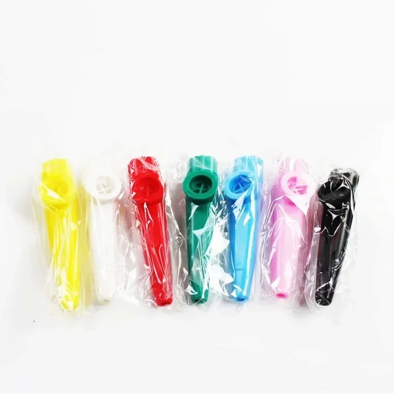 10pcs Plastic Kazoo 8 Mixed Color Wind Instrument Kazoo Instrument Gift Instrument for Kids Music Lovers kazoo