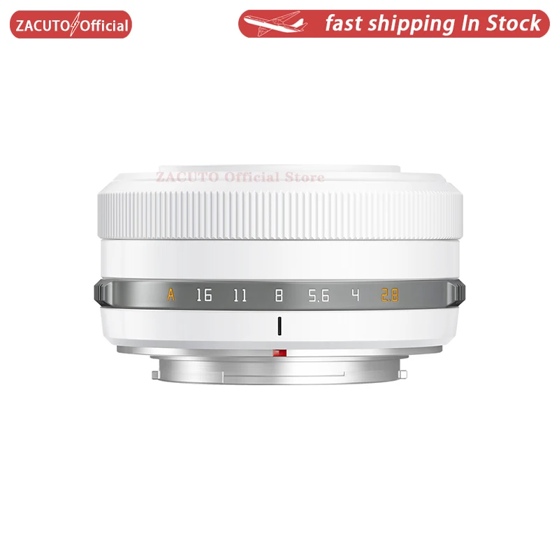 TTArtisan 27 mm F2,8 APS-C Autofokus-Kameraobjektiv für Fujifilm Fuji XF-Halterung für XA7 XT30 XPRO XE4 XS10 Silber/Schwarz