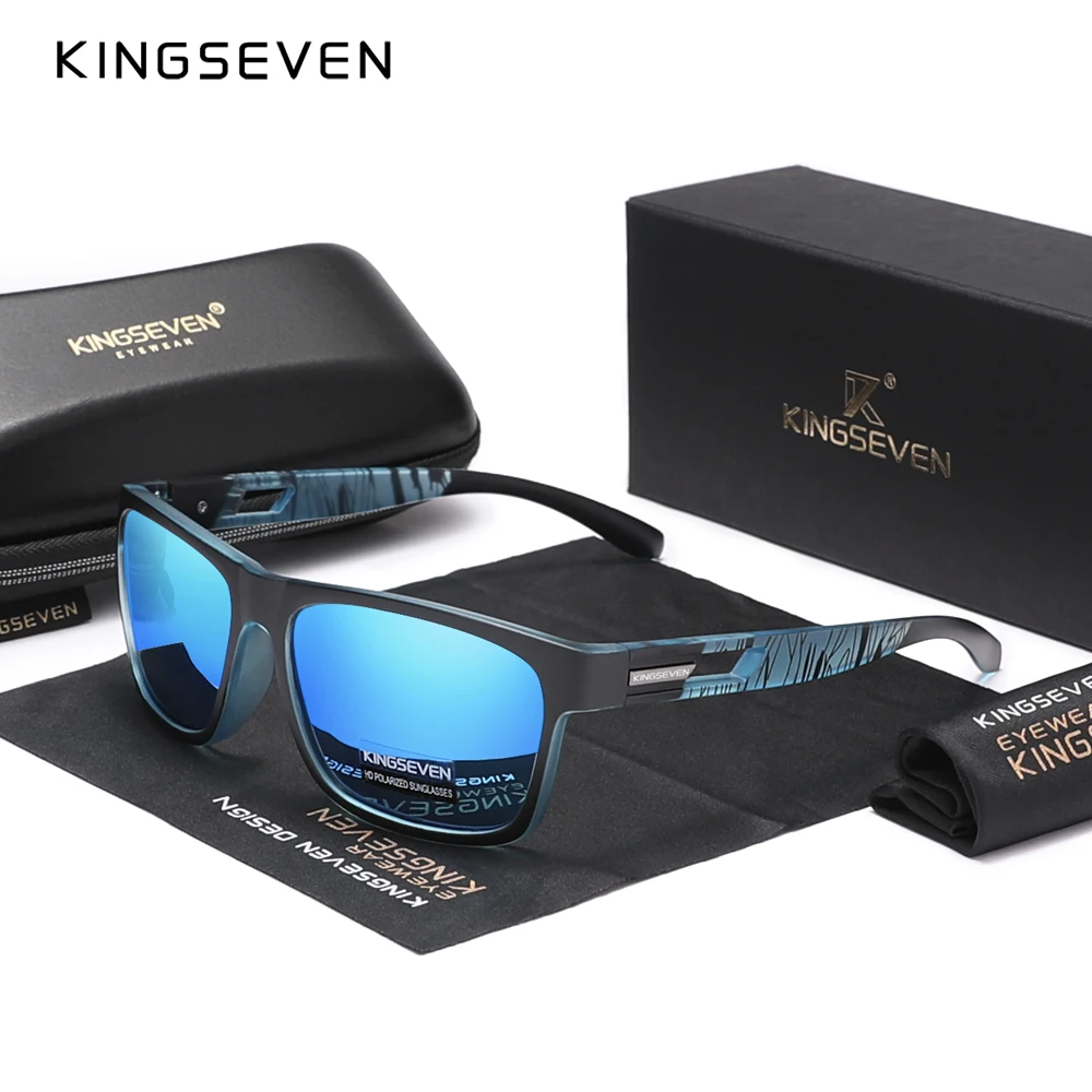 Echte KINGSEVEN Neue 2024 Marke Design männer Gläser Polarisierte Sonnenbrille Frauen UV Objektiv Mode Brillen Oculos de sol 5