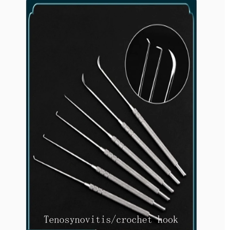 Tenosynovitis crochet needle knife imported stainless steel with blade hook cutting orthopedic instrument