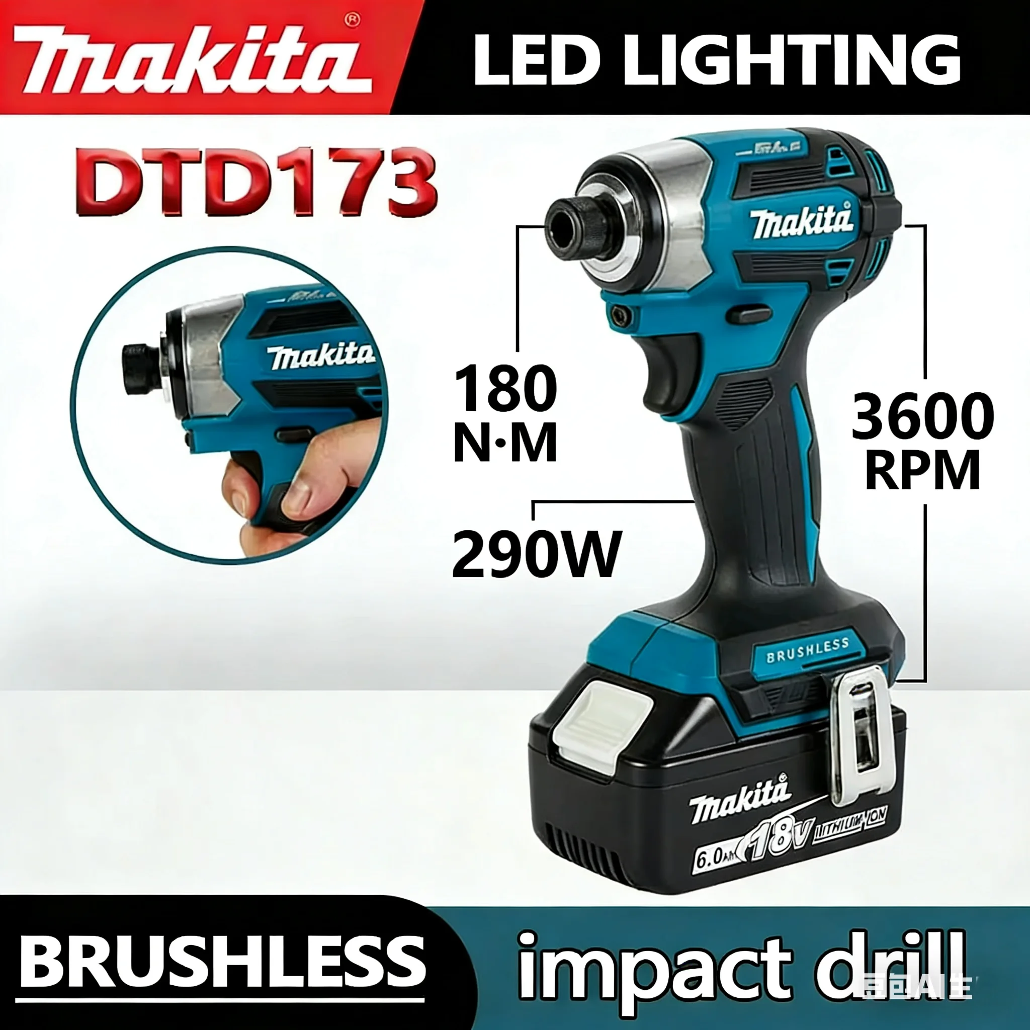 Makita DTD173 18V L… - image
