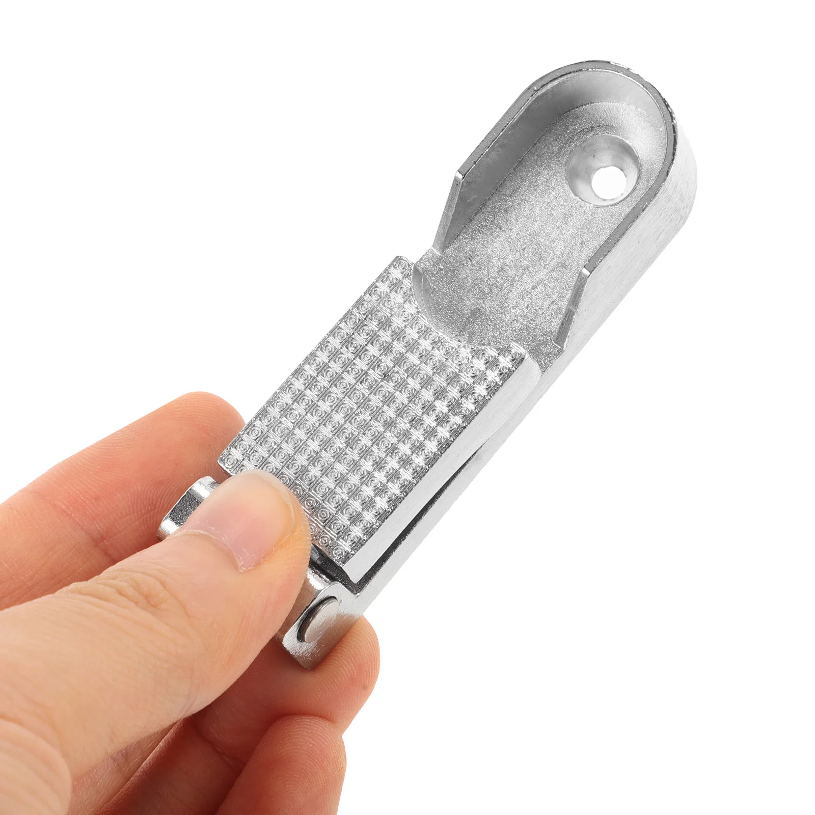 2 قطعة نهاية قضيب الخزانة يدعم سبائك الألومنيوم خزانة القطب حامل سميكة شفة قوس للحمام خزانة قضيب المقبس #3