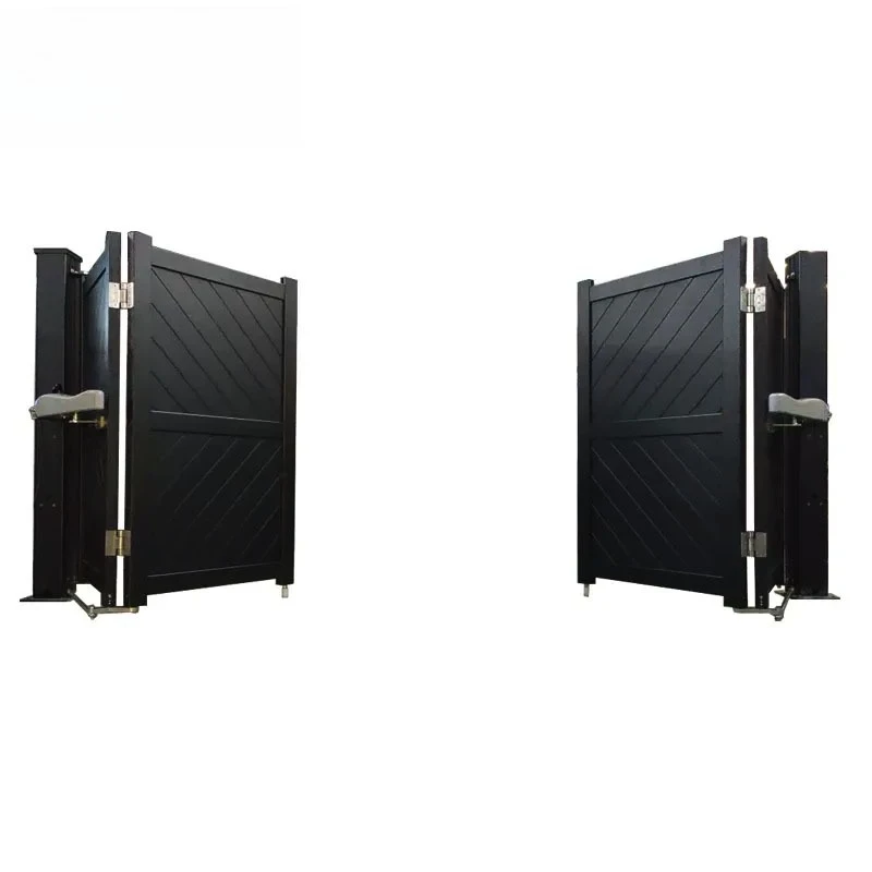 Driveway Aluminum Sliding Gate Electric Design Automatic Outdoor Automatic 4 Leaf Motorized Metal Folding Main Gates
