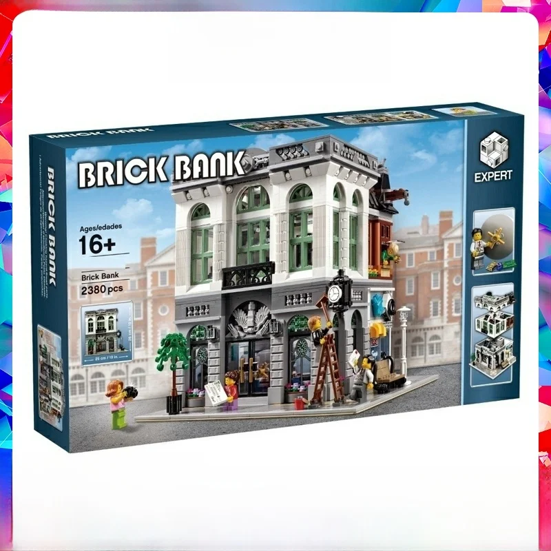 

Advanced Difficul Adult Building Blos Bank Street Scene Series Eonal Toys High nce Assembly Toy Bris