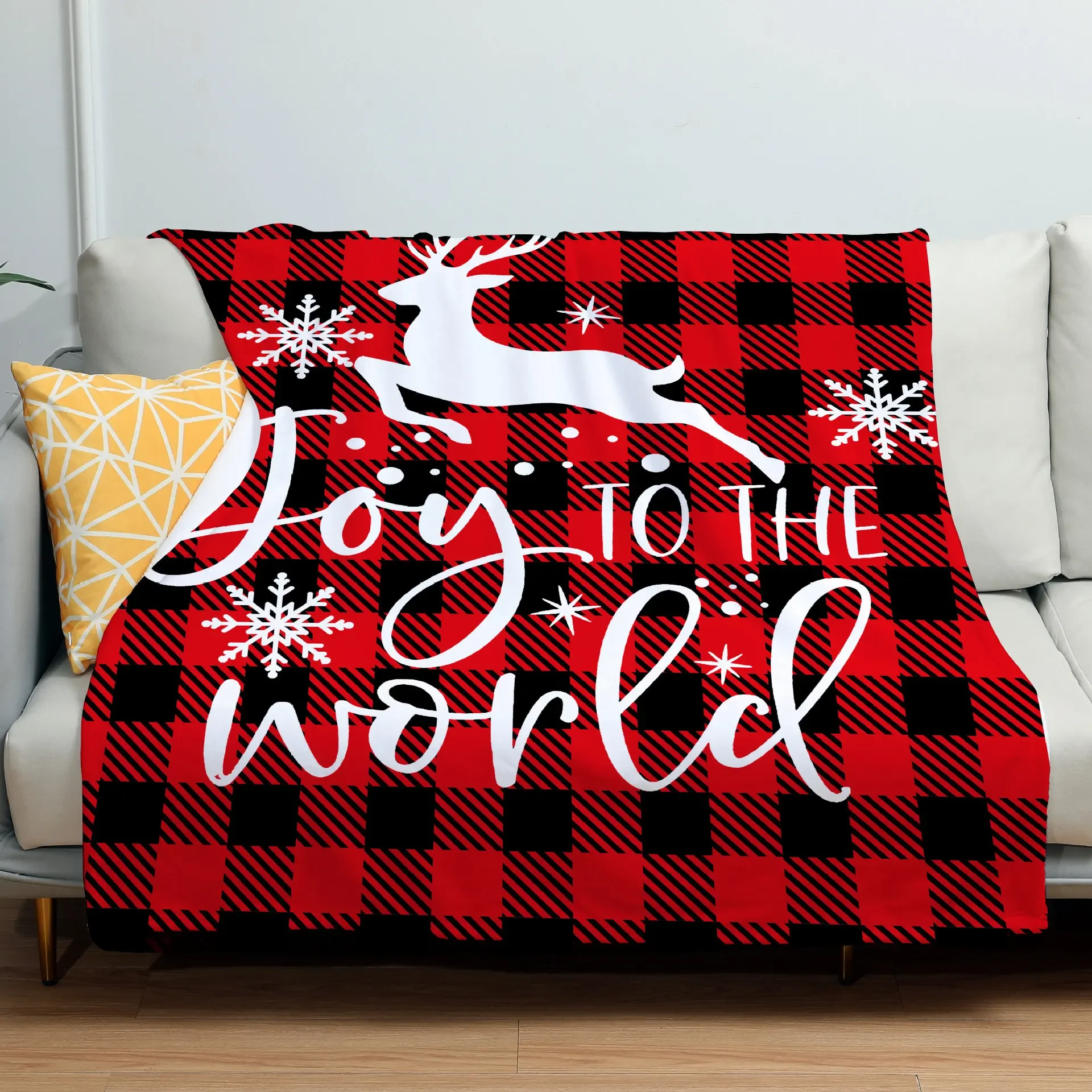 Marry Chrismas Flannel Blanket For Customized  Blanket Birthday Gift Girls Boys Letter Monochrome For Home