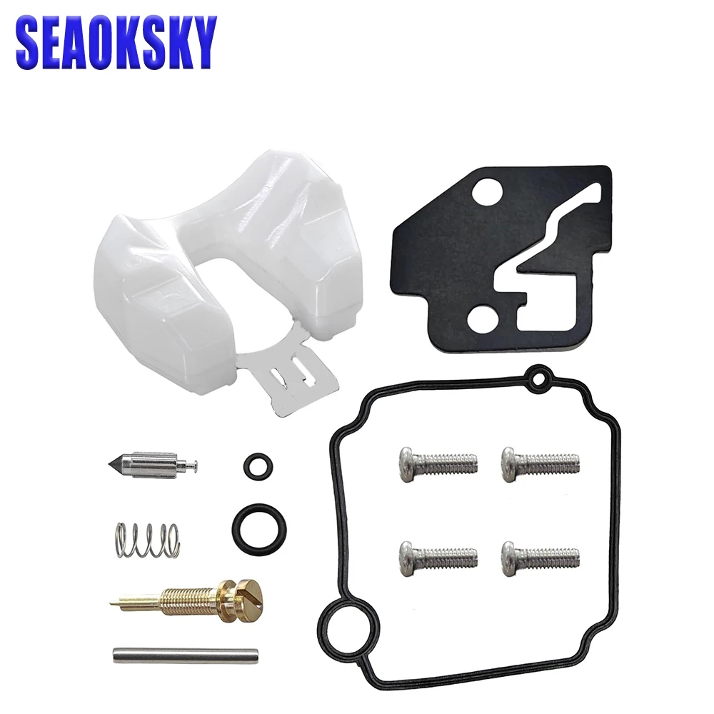 66M-W0093 New Carburetor Repair Kit For Mercury Outboard Motor 9.9 & 15 HP 4 Stroke Replaces 66M-W0093-01 802706A 18-7738