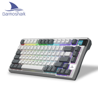 Motospeed Darmoshark K8 Wireless Bluetooth Gaming Mechanical Keyboard Hot-swap 81Keys GATERON Switch RGB  For PC Laptop