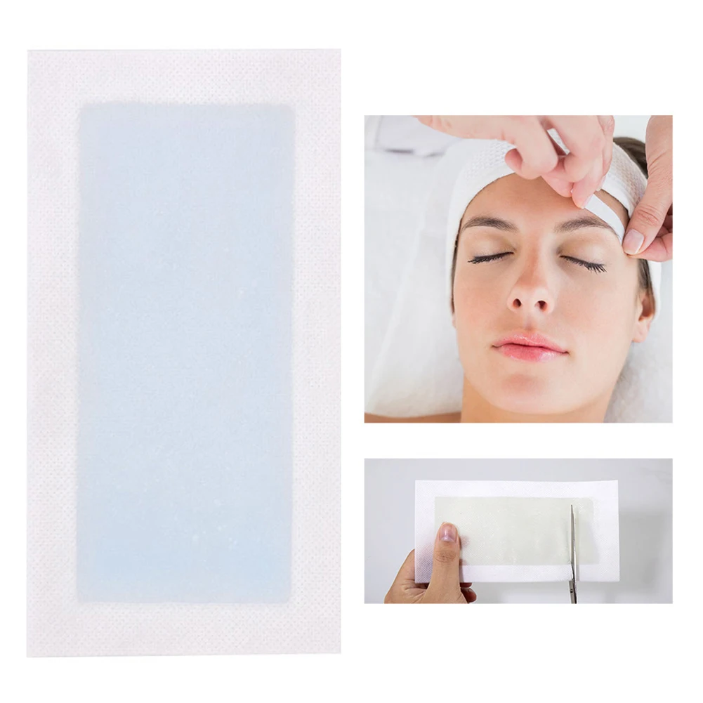 Bande de cire pour épilation, 20 pièces, papier pour visage, jambes, corps, lèvres, lingette autocollante