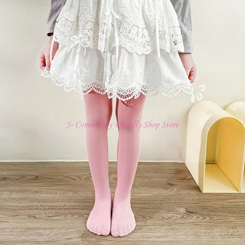 85AE Stretchable Infant Tights Breathable Fabric Pantyhose Girls Stockings
