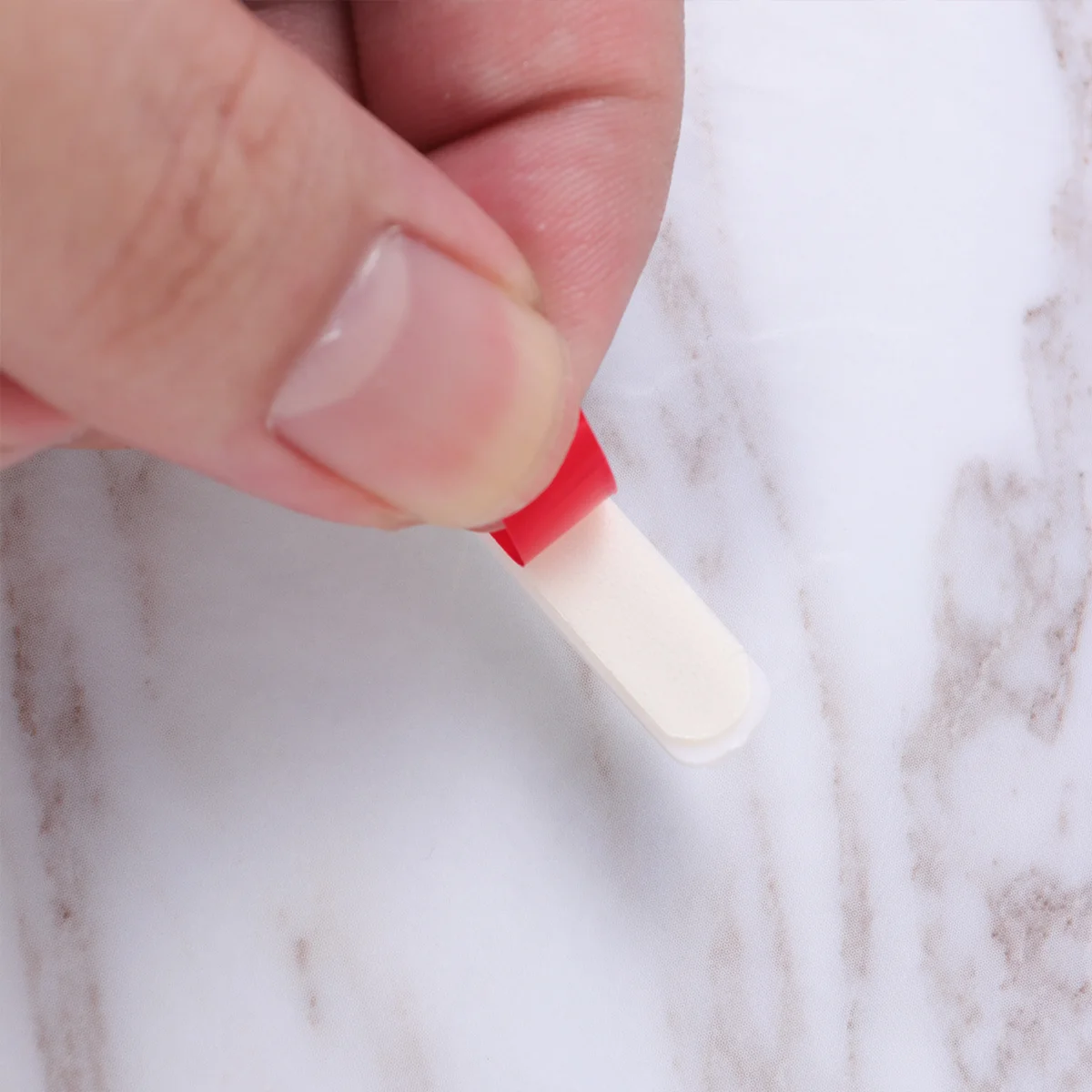 

100Pcs Safety Bar Pins Adhesive Self-Stick Buckle Brooch Badge Accessories for Name Tags Id Crafting Parts White Size L