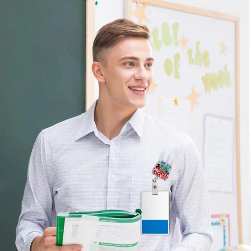 学生用の漫画の格納式ストラップクリップ、バッジリールクリップ、キー用クランプ、カラフルなリールクリップ、かわいい