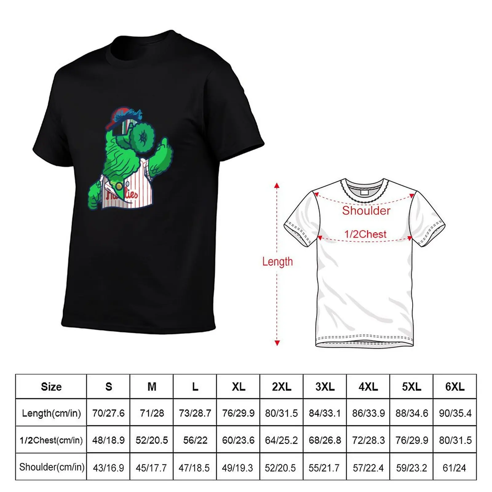 Phillie Phanatic Loves Nick Castellanos! Fitted T-ShirtT-Shirt shirts graphic tees blanks men clothes