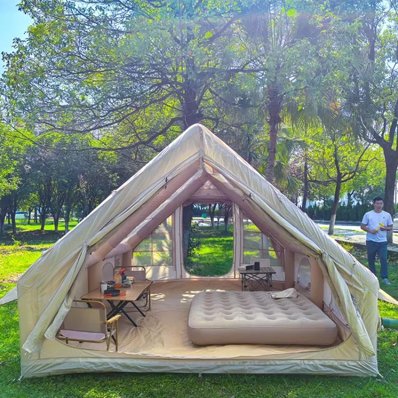 Nature Hike Camping Inflatable Tent House Waterproof Tente Gonflable Maison With Camping Inflatable Bed