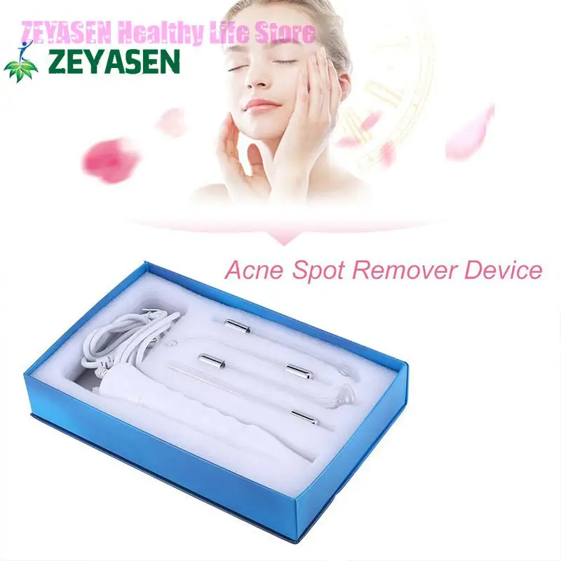 

Zeyasen High Frequency Electrotherapy Glass Electrde Tube Beauty Device Face Therapy Argon Fusion Wand Wrinkle Acne Spot Remover