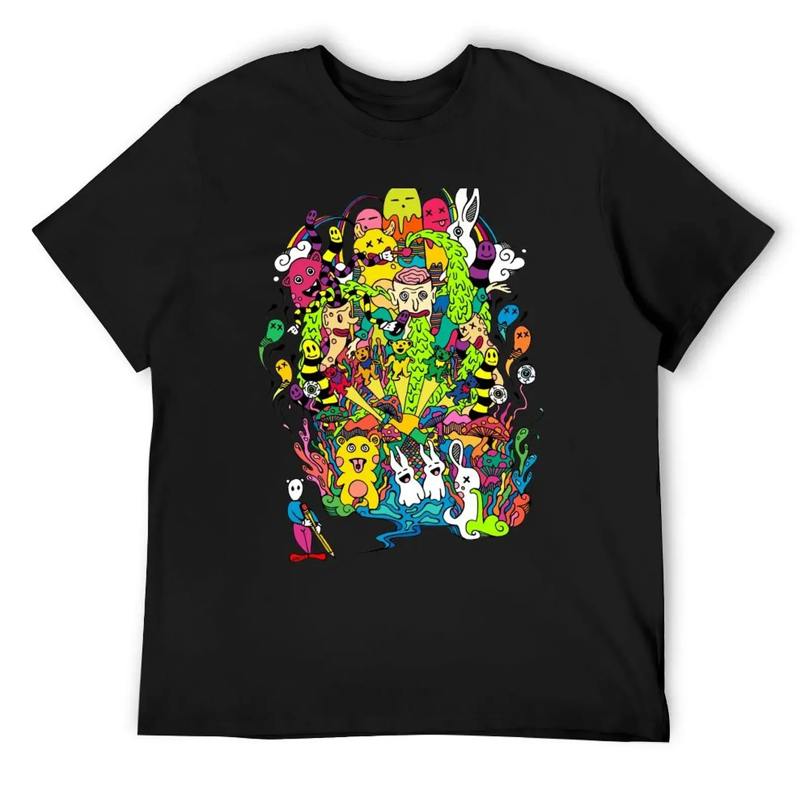 

LSD Color T-Shirt plus size clothes graphics funny t shirts for men