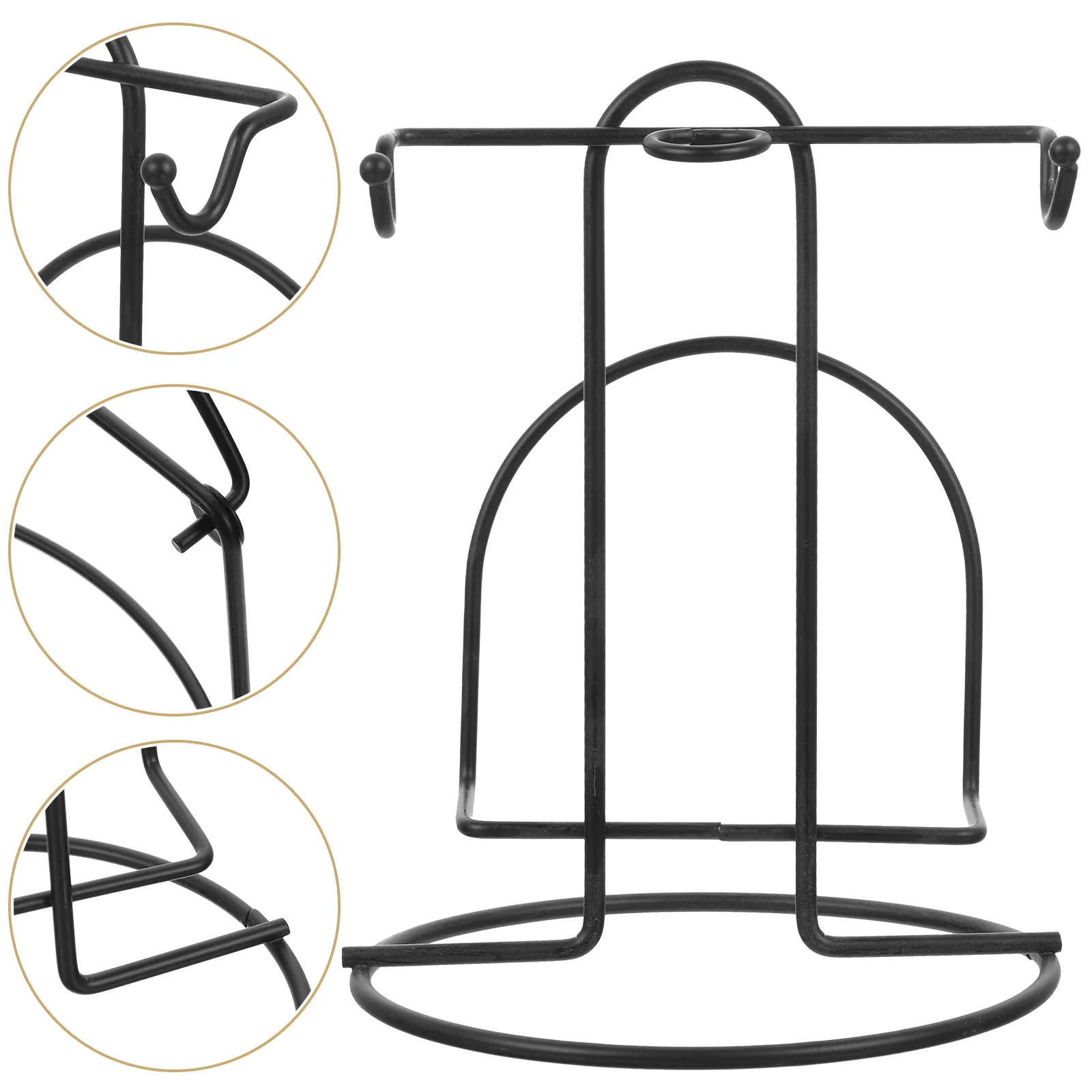 

Metal Plate Display Stand Iron Art Desktop Cup Holder Stable Display Rack for Plates Albums Books Wedding Office Home