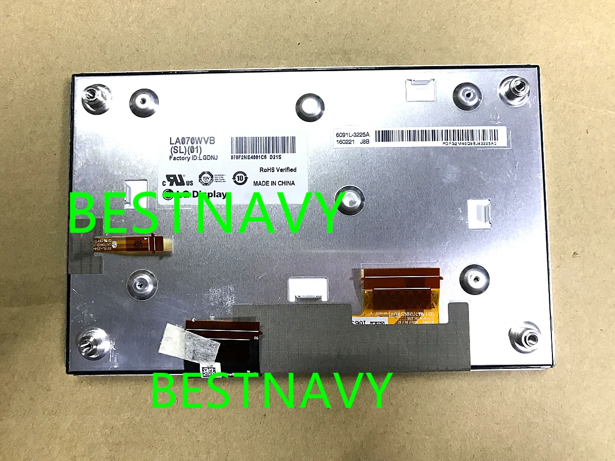 السفينة حرة الأصلي 7 بوصة شاشة LA070WVB(SL)(01) LA070WVB-SL01 شاشة تعمل باللمس ل مشغل أسطوانات للسيارة الملاحة GPS مشغل أقراص مضغوطة شاشة LCD #5