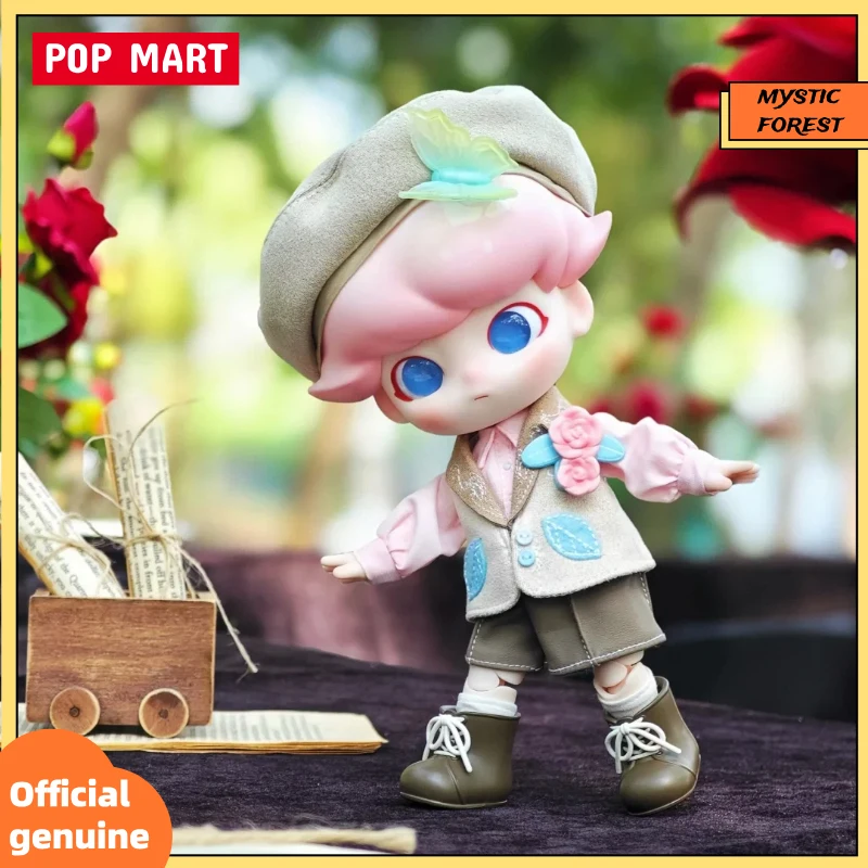 

POPMART DIMOO Gentleman Series 1/8 слепая коробка, сумка для догадок, оригинальная загадочная коробка, игрушки, кукла, милая аниме-фигурка, украшения для рабочего стола, подарок